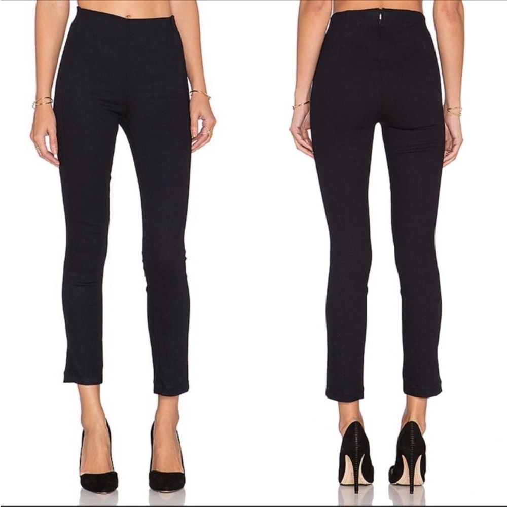 RAG & BONE Georgie Mid Rise Skinny Leg Ponte Ankle Pant in Indigo 6